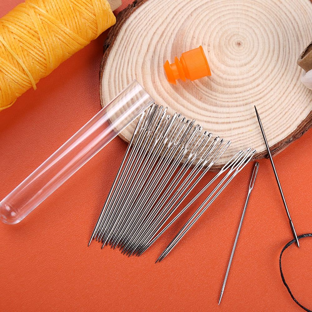 Set 15 / 30 Kim Đan Len Bằng Thép Không Gỉ Cỡ Lớn Chống Rỉ Sét