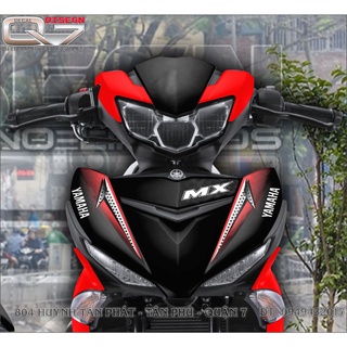 TEM RỜI EXCITER 150 ĐỎ ĐEN