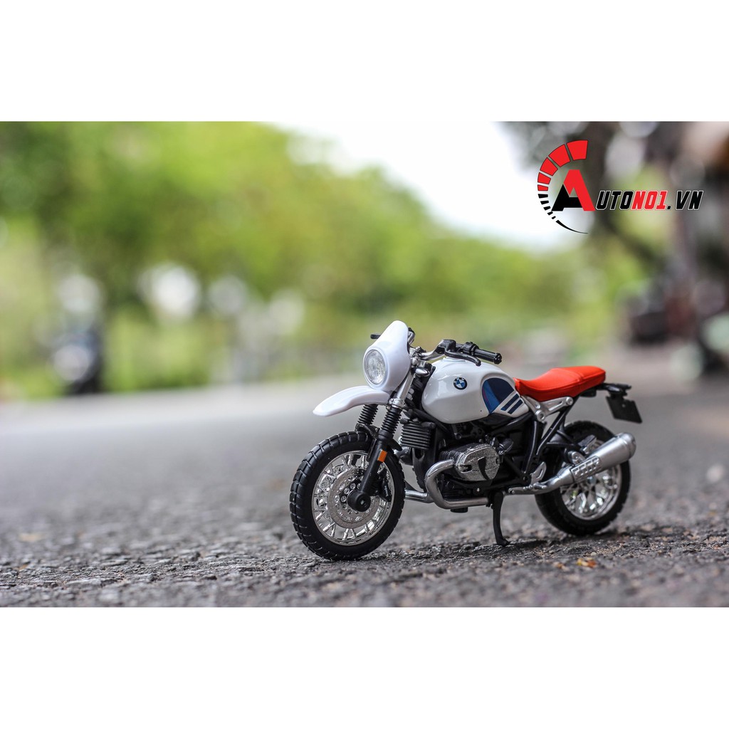 MÔ HÌNH XE BMW R NINE T URBAN GS 1:18 BBURAGO 6681