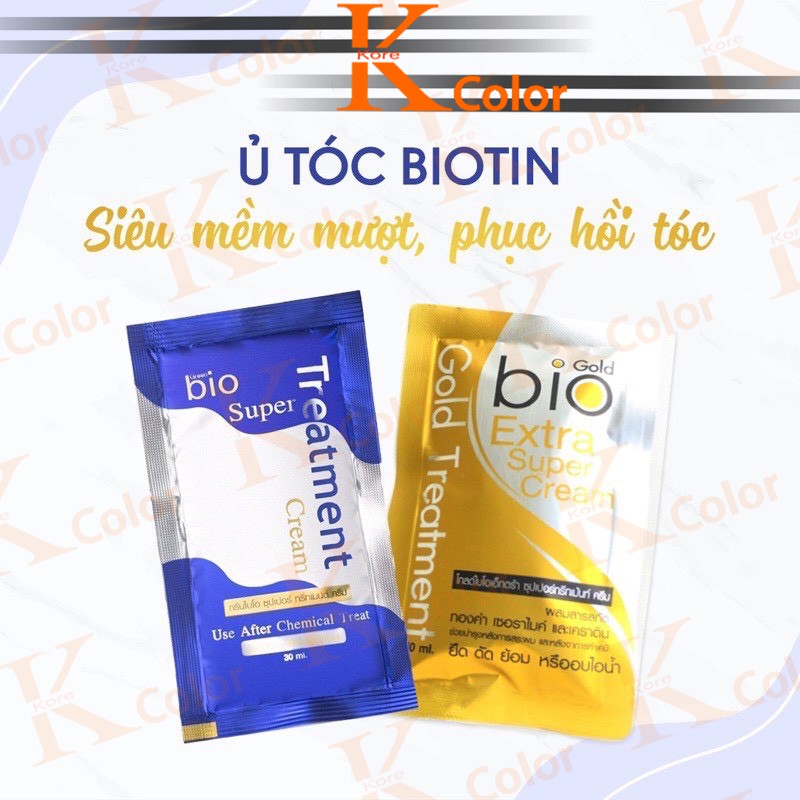 Ủ Tóc  BIOTIN COLLAGEN kcolor siêu mềm muợt , phục hồi tóc