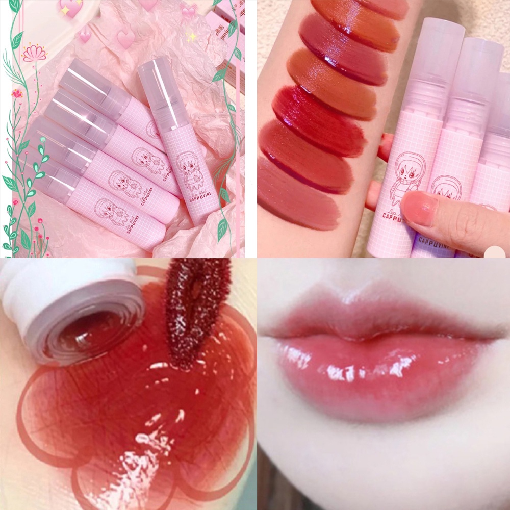 [Hàng mới về] Son bóng dưỡng ẩm chống thấm nước lâu trôi xinh xắn ngọt ngào làm quà tặng lễ tình nhân cho nữ | BigBuy360 - bigbuy360.vn