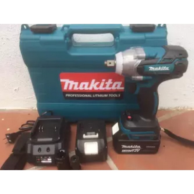 Máy bắn bu lông pin Makita 72V BH 6 tháng , trọn bộ 2 pin máy khoan siết bulong dùng pin, Tặng một đầu chuyển đổi