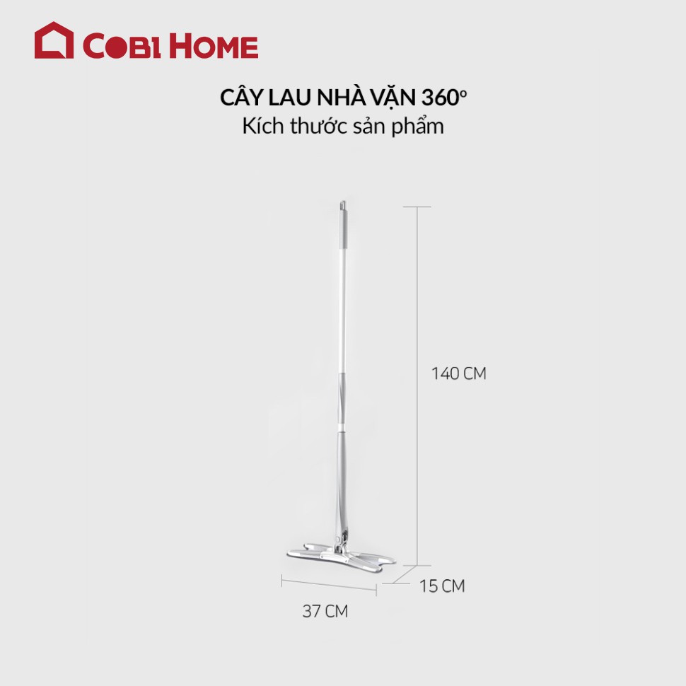 Cây lau nhà thông minh tự vắt vặn xoắn - FUNSHOP