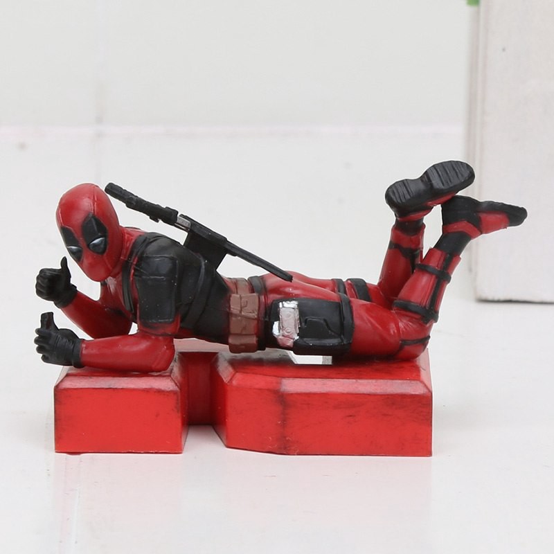 Đồ chơi mô hình nhân vật Deadpool ngồi đủ kiểu dáng độc đáo 7cm