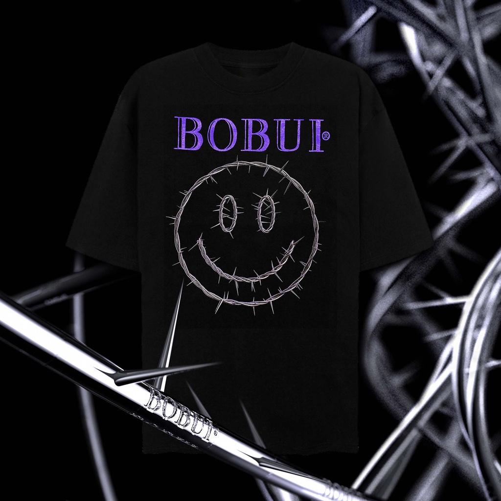 Áo Bobui Mặt Cười phong cách trẻ trung năng động, thun Unisex phù hợp cả Nam và Nữ mặc form siêu đẹp