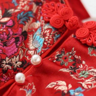 ☘️HÀNG SẴN☘️ VÁY NHUNG ĐỎ CHO BÉ