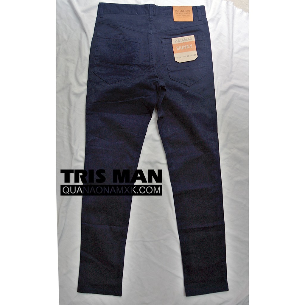 QUẦN KAKI GIẢ JEAN MÀU NAVY PULL