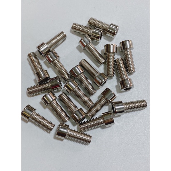 Ốc bulong 8li 8li20 8li25 8li30 8li40 8li50 inox đầu lục giác chìm không gỉ sáng bóng thông dụng mọi loại xe