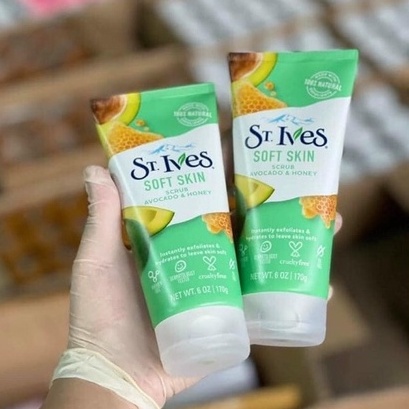 Sữa rửa mặt tẩy da chết #St_Ives