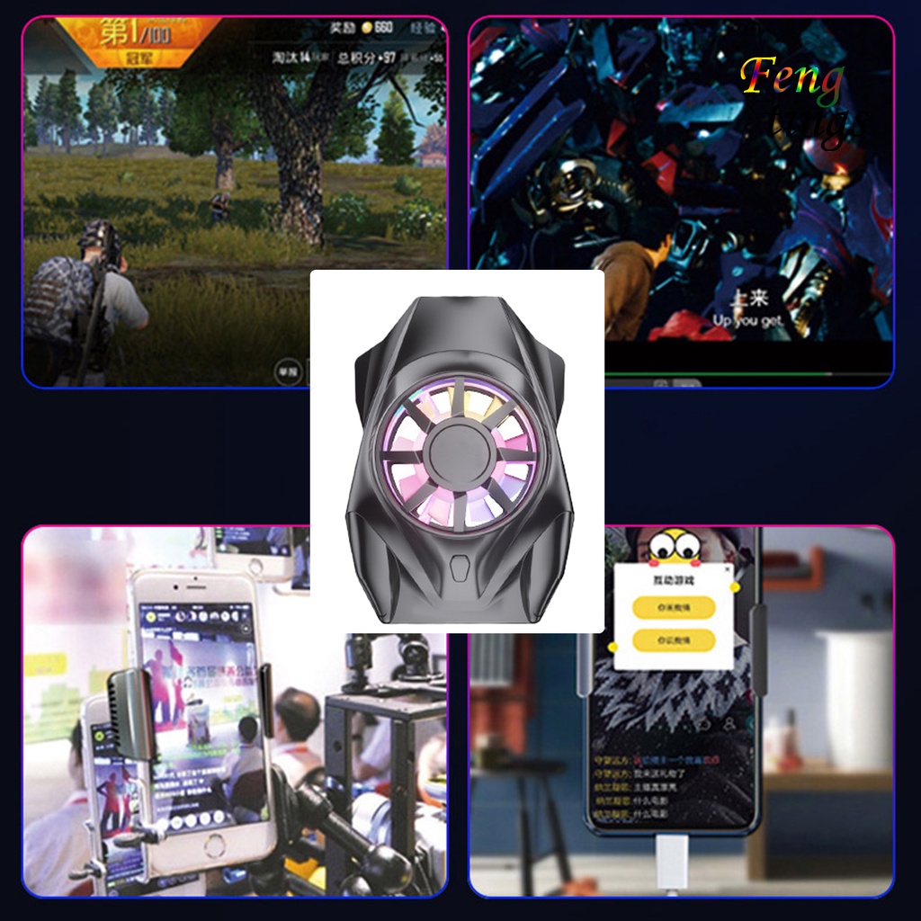 Giá Đỡ Điện Thoại Chơi Game As03 Có Quạt Tản Nhiệt Có Thể Thu Gọn Tiện Dụng