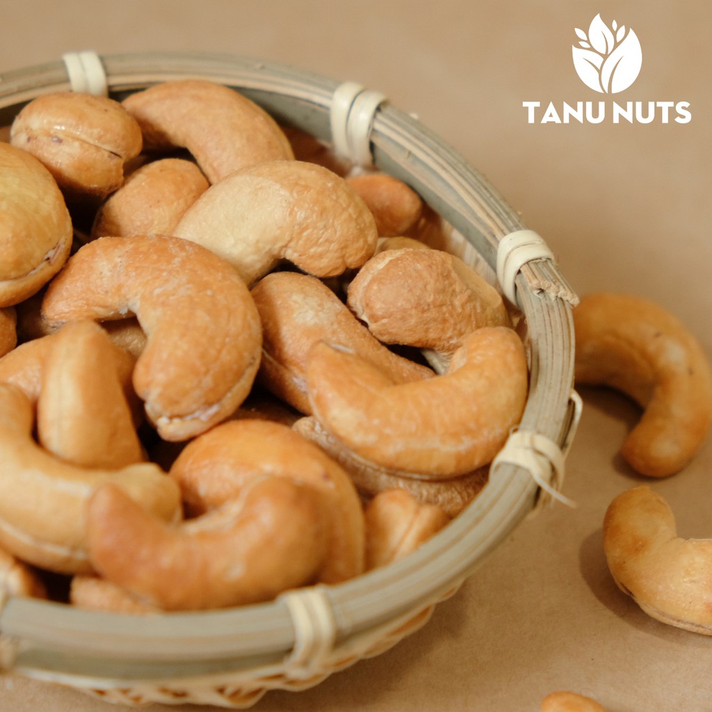 Nhân hạt điều tách vỏ rang muối TANU NUTS, hạt điều rang muối Bình Phước dinh dưỡng