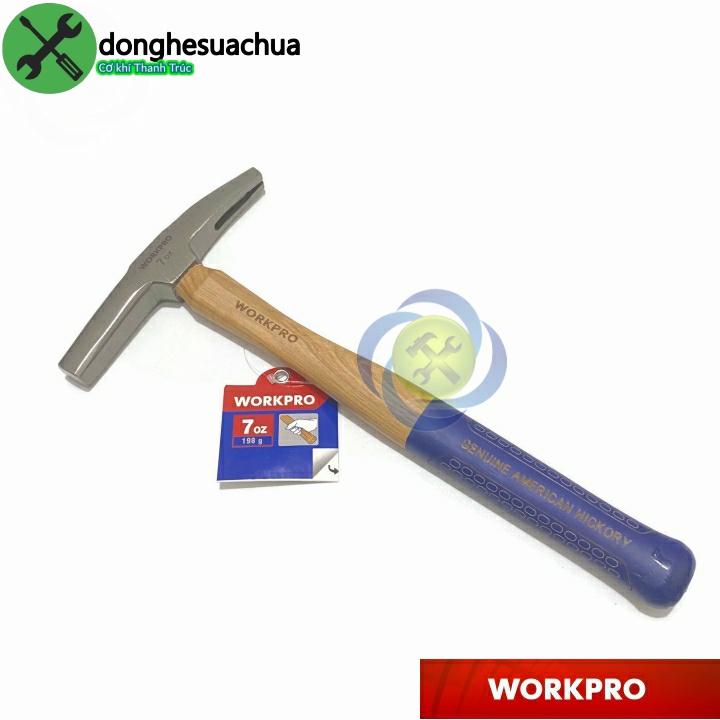 Búa gò kỹ thuật Workpro W041031 cán gỗ đầu búa nặng 198g