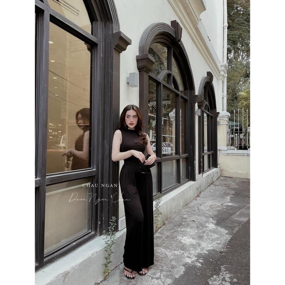 Set Bộ Áo Thun Không Tay  + Quần Ống Suông Dáng Dài - Set Bộ Siêu Hot <3 | BigBuy360 - bigbuy360.vn