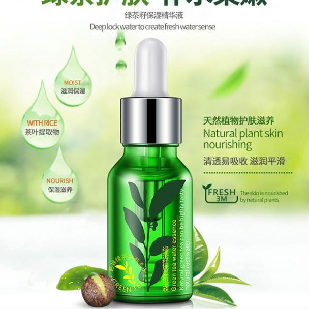 Serum dưỡng da mụn trà xanh Rorec 15ml