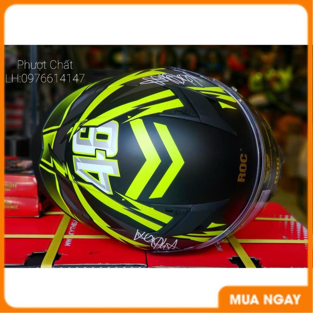 Giá Tận Kho - Mũ bảo hiểm Fullface ROC R01 chính hãng