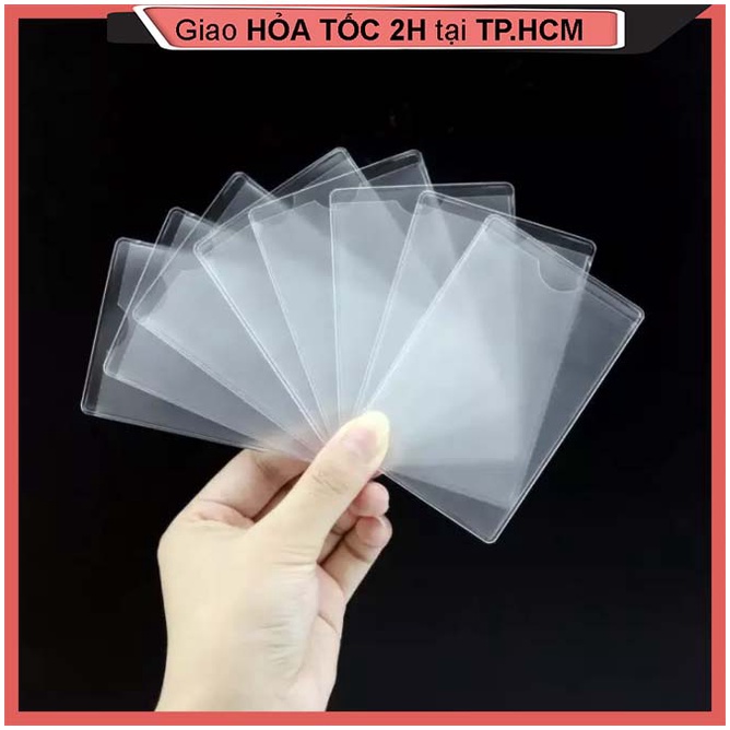 Túi, bao đựng thẻ card trong suốt để căn cước công dân, ATM, Visa, chứng minh thư, bằng lái [TÚI ĐỰNG THẺ]