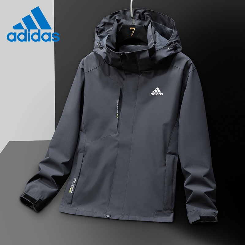 Adidas Áo Khoác Thể Thao Chống Thấm Nước Thời Trang Cho Nam