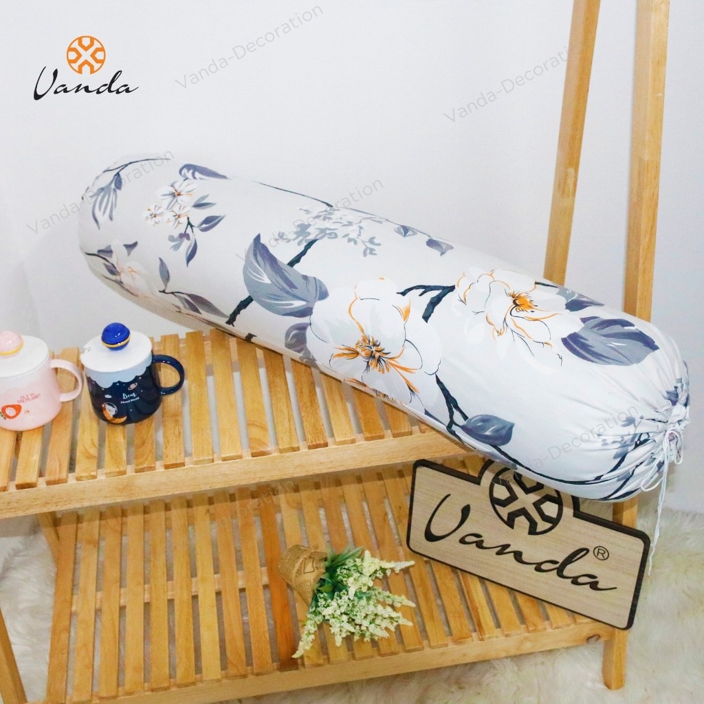 Vỏ gối ôm Cotton Poly người lớn kích thước 35cmx100cm nhiều họa tiết | BigBuy360 - bigbuy360.vn