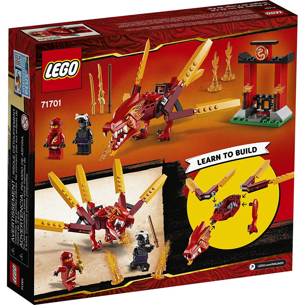 LEGO 2020 CHÍNH HÃNG NINJAGO - LEGO RỒNG LỬA CỦA KAI - 71701