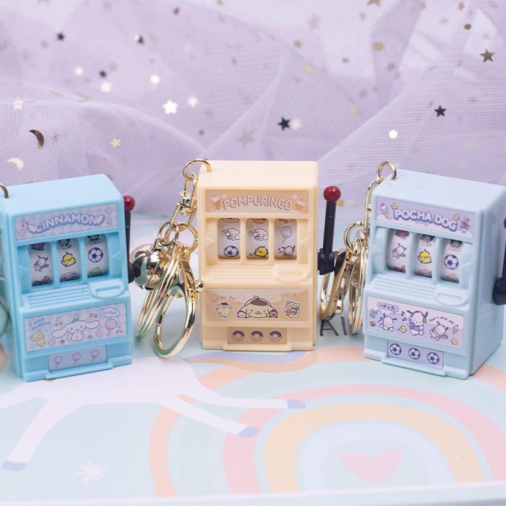Móc Khóa Hình Mèo Kitty Kuromi Melody Dễ Thương|Máy Chơi Game Arcade Cầm Tay Phong Cách Hàn Quốc Charms