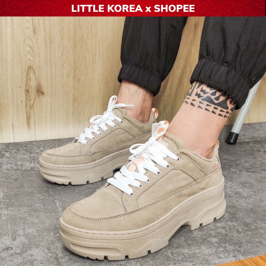 Giày Sneaker Nam Thể Thao Thấp Cổ Đế Cao Su Tăng Chiều Cao - LITTLE KOREA