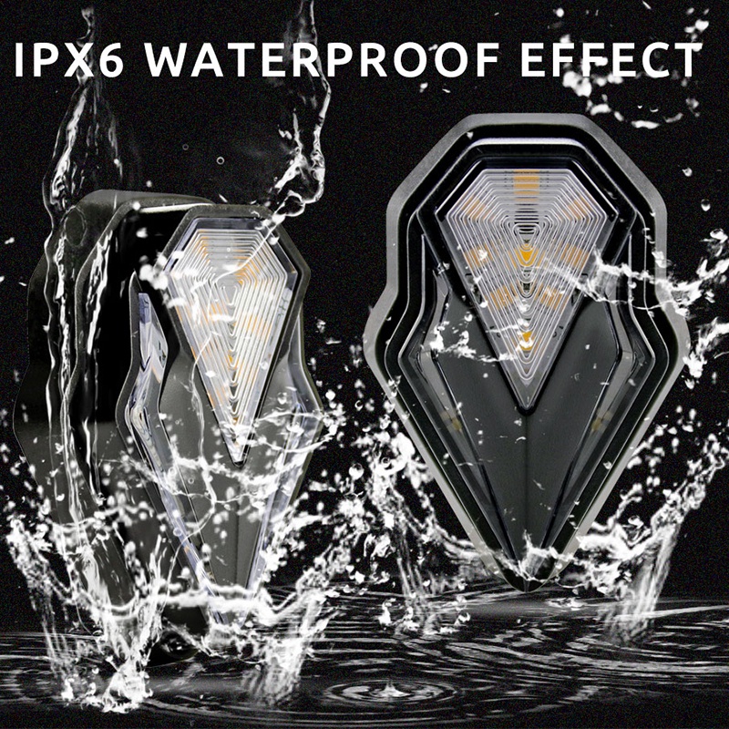 Bộ 2 Đèn led Báo Rẽ Ban Ngày Cho Xe Mô Tô Kawasaki Harley Honda DC 12