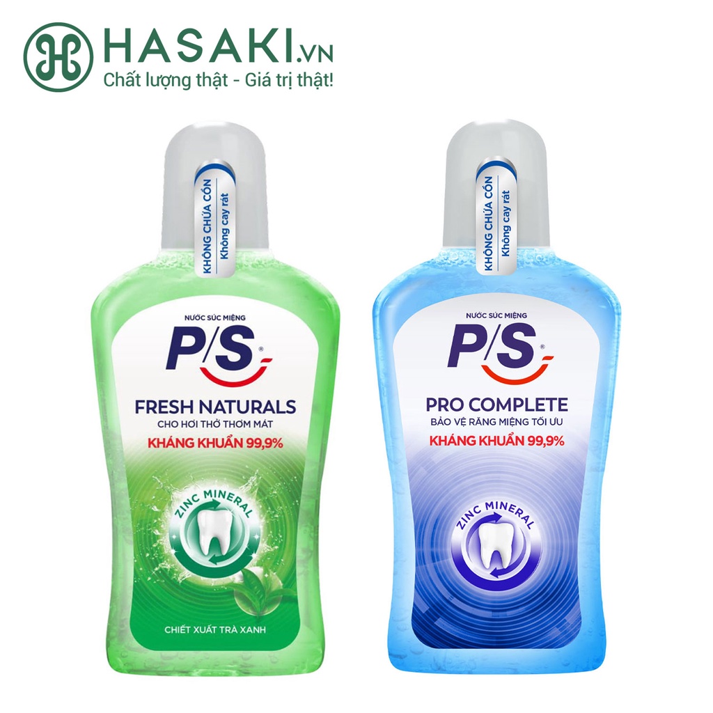 Nước Súc Miệng P/S Kháng Khuẩn 500ml