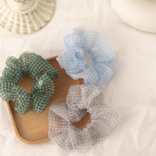cột tóc scrunchies dây buộc tóc