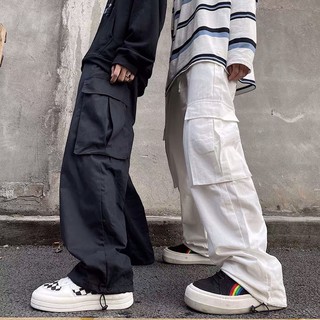 [ORDER+ẢNH THẬT] Quần jogger trắng nam / nữ ống rộng unisex Ulzzang streetstyle siêu chất ❤️