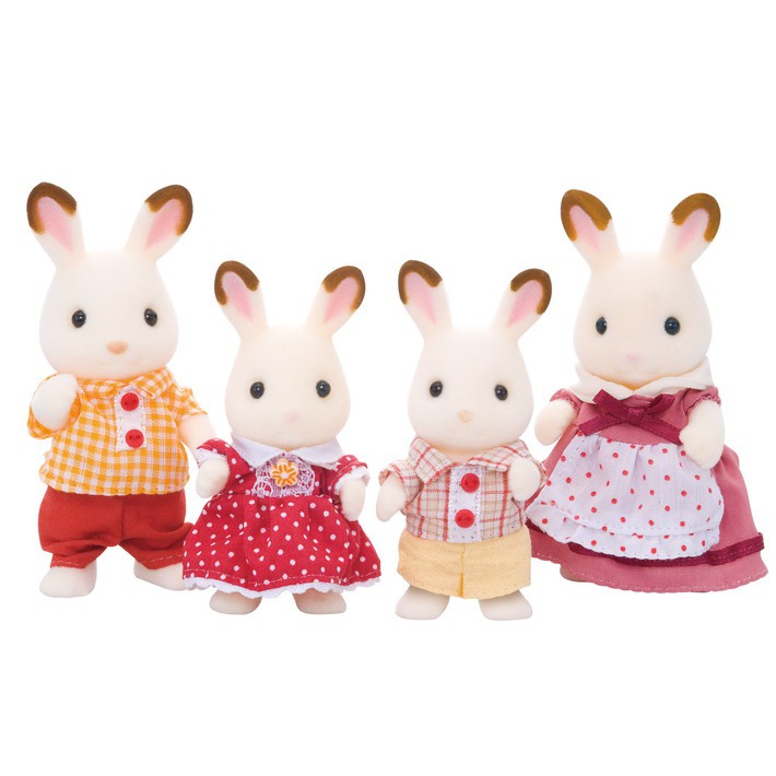 Đồ chơi nhà búp bê Sylvanian Families gia đình thỏ Chocolate 4150