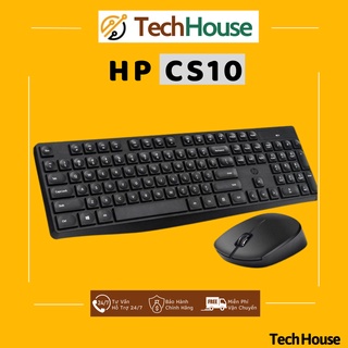[CHÍNH HÃNG] Bộ phím chuột không dây HP CS10 Silent Office - Bảo hành chính hãng 100%