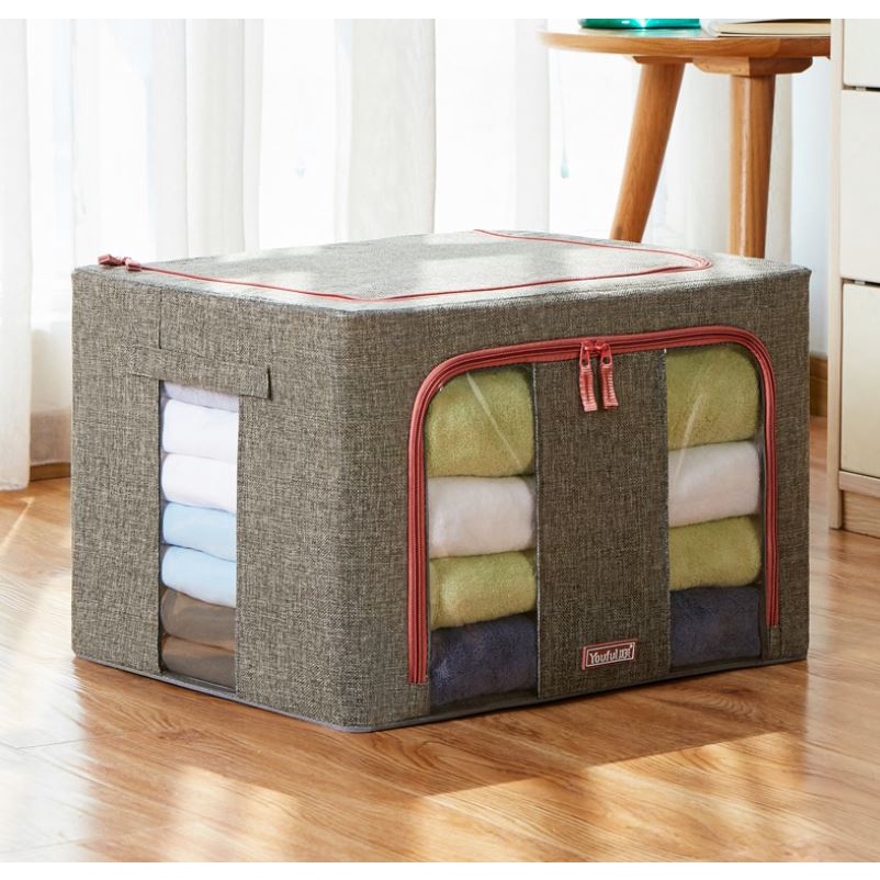 Túi Đựng Chăn Màn Khung Sắt Nhật Bản miDoctor Kích Thước Chọn Cỡ L + XL 60 x 42 x 40cm