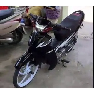 Tem xe Sirius 110 Crypton đen trắng