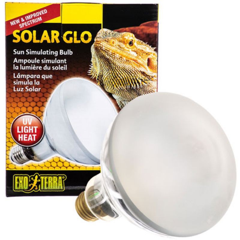 Đèn mặt trời 3in1 solar glo exoterra - Đèn tổng hợp tia uva uvb tiêu chuẩn cho động vật và bò sát ban ngày