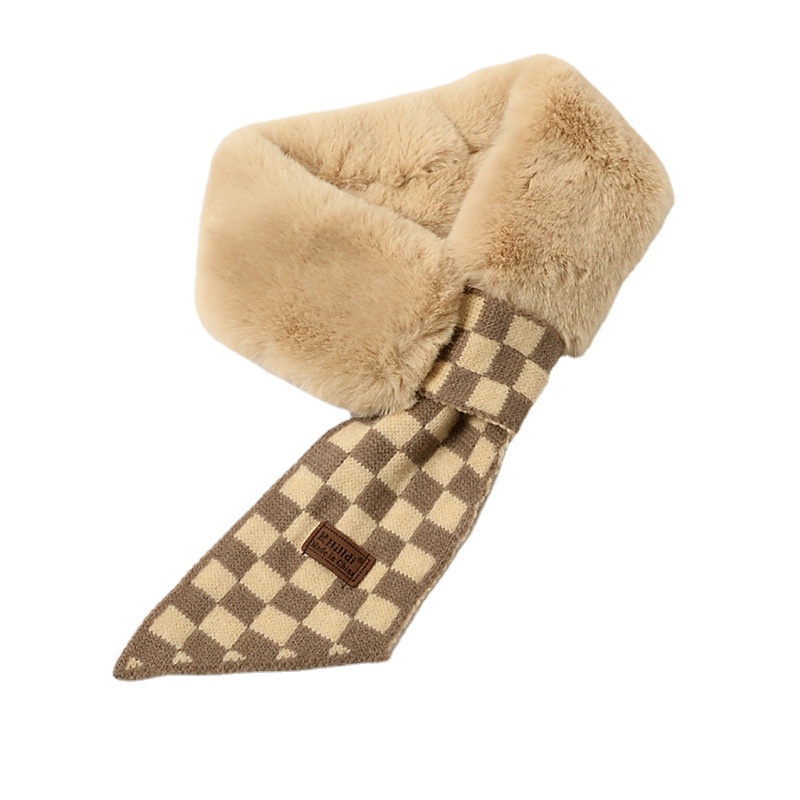 Khăn len choàng cổ thời trang phong cách Hàn Quốc cho nữ