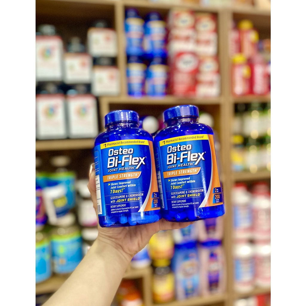 [Date 2024]Osteo Bi-Flex Joint Health bổ sung Glucosamine, Chondroitin, MSM, Collagen, HA, osteo 200