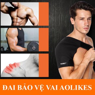 Đai Vai Thể Hình Chống Chấn Thương Hỗ Trợ Tập GYM (1 Chiếc) - Đen