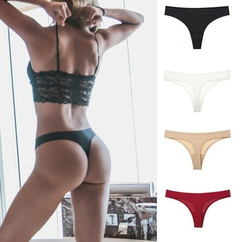 Bộ 2 Quần Lót Nữ Lưng Thấp Không Đường May Quyến Rũ