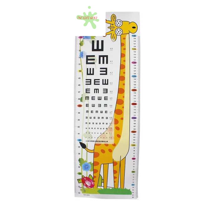 Decal Đo Chiều Cao Cho Bé