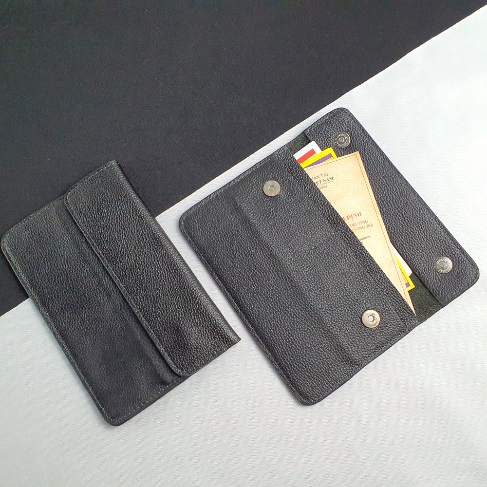 [DA BÒ THẬT] Ví Da Đựng Đăng Kiểm, Giấy Tờ Xe Ô Tô Cao Cấp - Bảo Hành 3 Năm | BigBuy360 - bigbuy360.vn