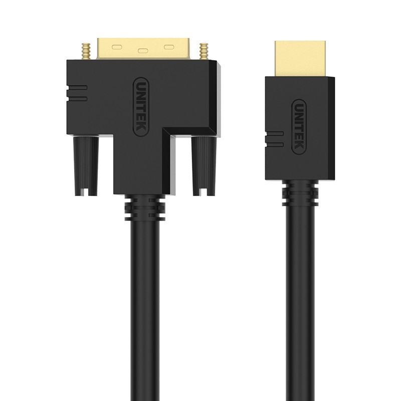 CÁP HDMI TO DVI 24+1 UNITEK DÀI 1,5M và 5M (YC217A,YC220A)