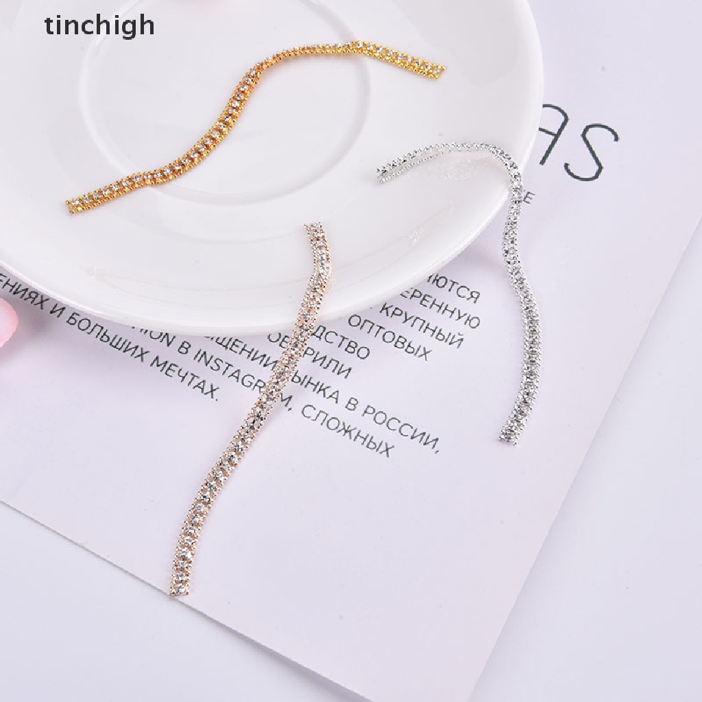 Phụ Kiện Trang Trí Móng Tay Dạng Chuỗi Xích Đính Đá 3D Sang Trọng DIY