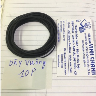 Combo 10 dây culoa vuông 10cm