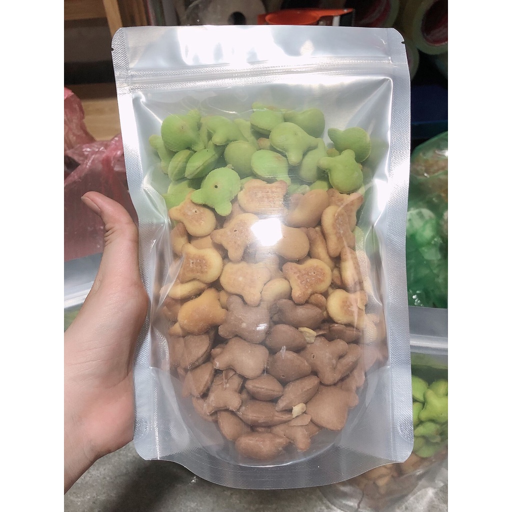 Bánh Gấu nhân kem Thiên Hồng - 500g - ăn vặt ngon