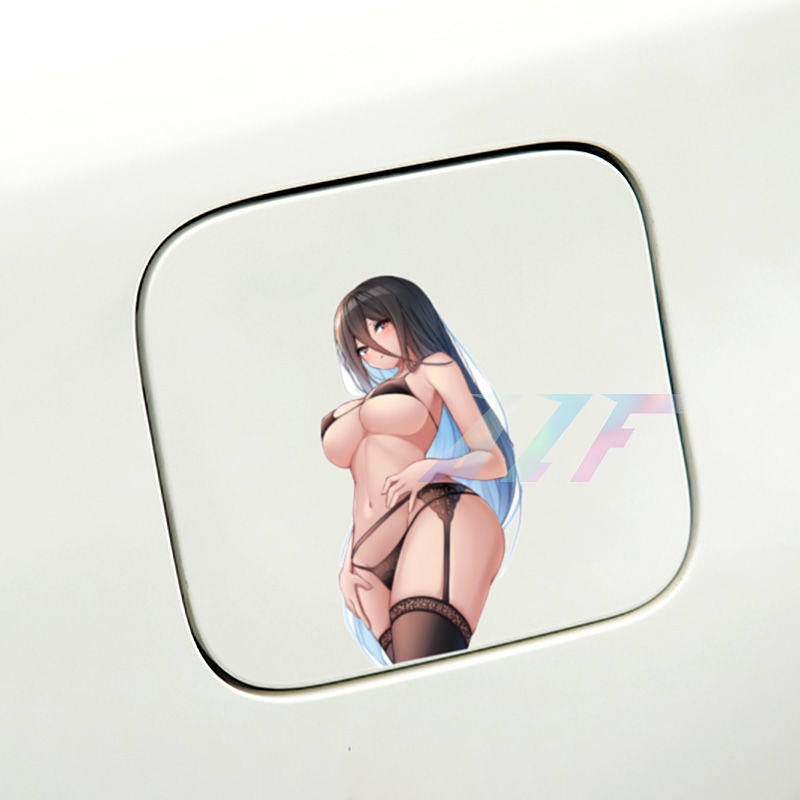 Japanese Pain Bumper Stickers Anime Two-Dimensional Girl's Car Window Stickers Electric Car Motorcycle Cover Scratches Waterproof Decorative Sticker U6jG