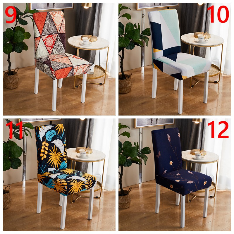 Dining Chair Cover Elastic Stretchable Chair Protector Washable Removable Universal Size