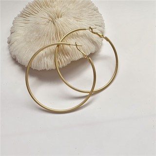 Khuyên Tai Tròn Basic - Hoop Earring Korea Style