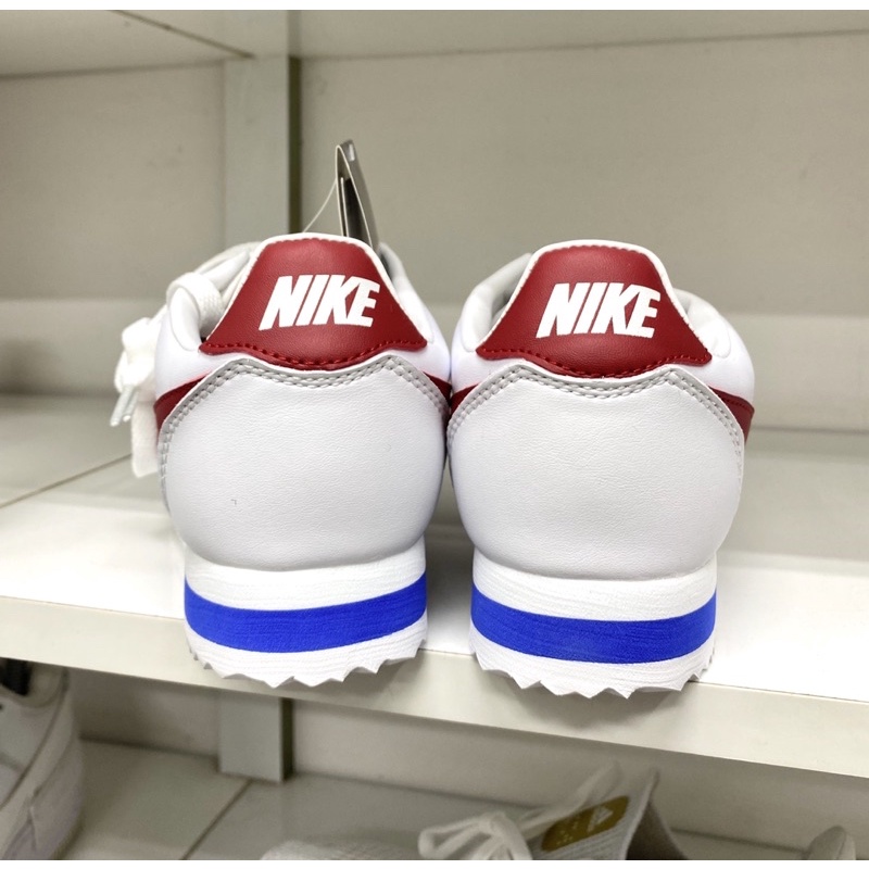 [Chính hãng authentic] Giày Nike Cortez real cổ điển màu trắng đỏ nam nữ