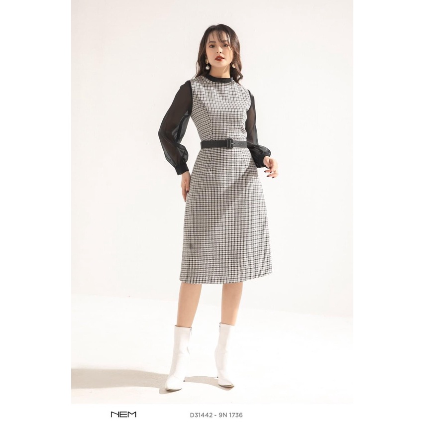 Đầm dạ tay voan NEM FASHION sz XL