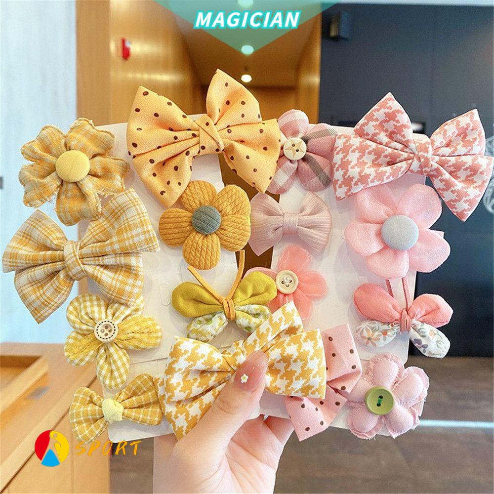 Set 8 Kẹp Tóc Nơ Dễ Thương Dành Cho Bé Gái